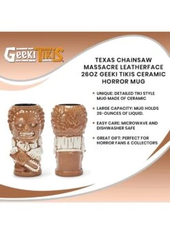 Leatherface Geeki Tikis 26oz Mug -Halloween Night Deals Store leatherface 26oz geeki tikis mug alt 2