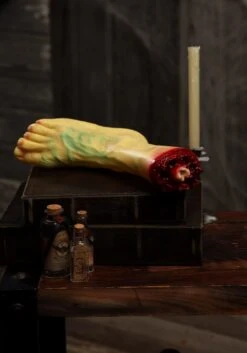 Life Size Severed Foot -Halloween Night Deals Store life size severed foot alt 2 update 1