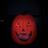 Jolly Jack Light Up Pumpkin Door Candy Bowl