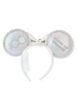 Loungefly Disney 100 Celebration White Cake Minnie Costume Headband Ears -Halloween Night Deals Store loungefly disney 100 celebration cake minnie ears alt 3