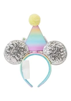 Loungefly Disney Mickey Mouse Birthday Celebration Ears Headband -Halloween Night Deals Store loungefly disney mickey and friends birthday celeb alt 3