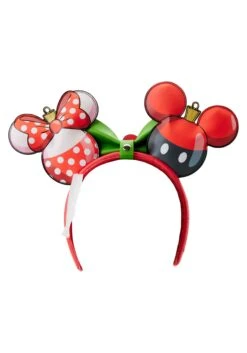 Loungefly Mickey Minnie Ornament Headband -Halloween Night Deals Store loungefly mickey minnie ornament heandband alt 2