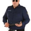 Plus Size Adult Long Sleeve Police Shirt