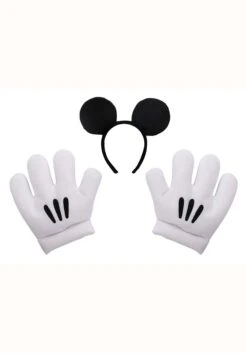 Women's Mickey Ears & Glove Set -Halloween Night Deals Store mickey ears glove set alt 1