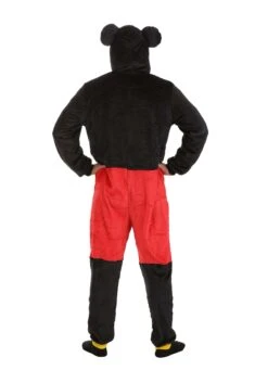 Adult Mickey Super Minky Union Suit -Halloween Night Deals Store mickey mens superminky unionsuit alt 2