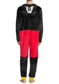 Adult Mickey Super Minky Union Suit -Halloween Night Deals Store mickey mens superminky unionsuit alt 4