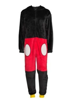 Adult Mickey Super Minky Union Suit -Halloween Night Deals Store mickey mens superminky unionsuit alt 5