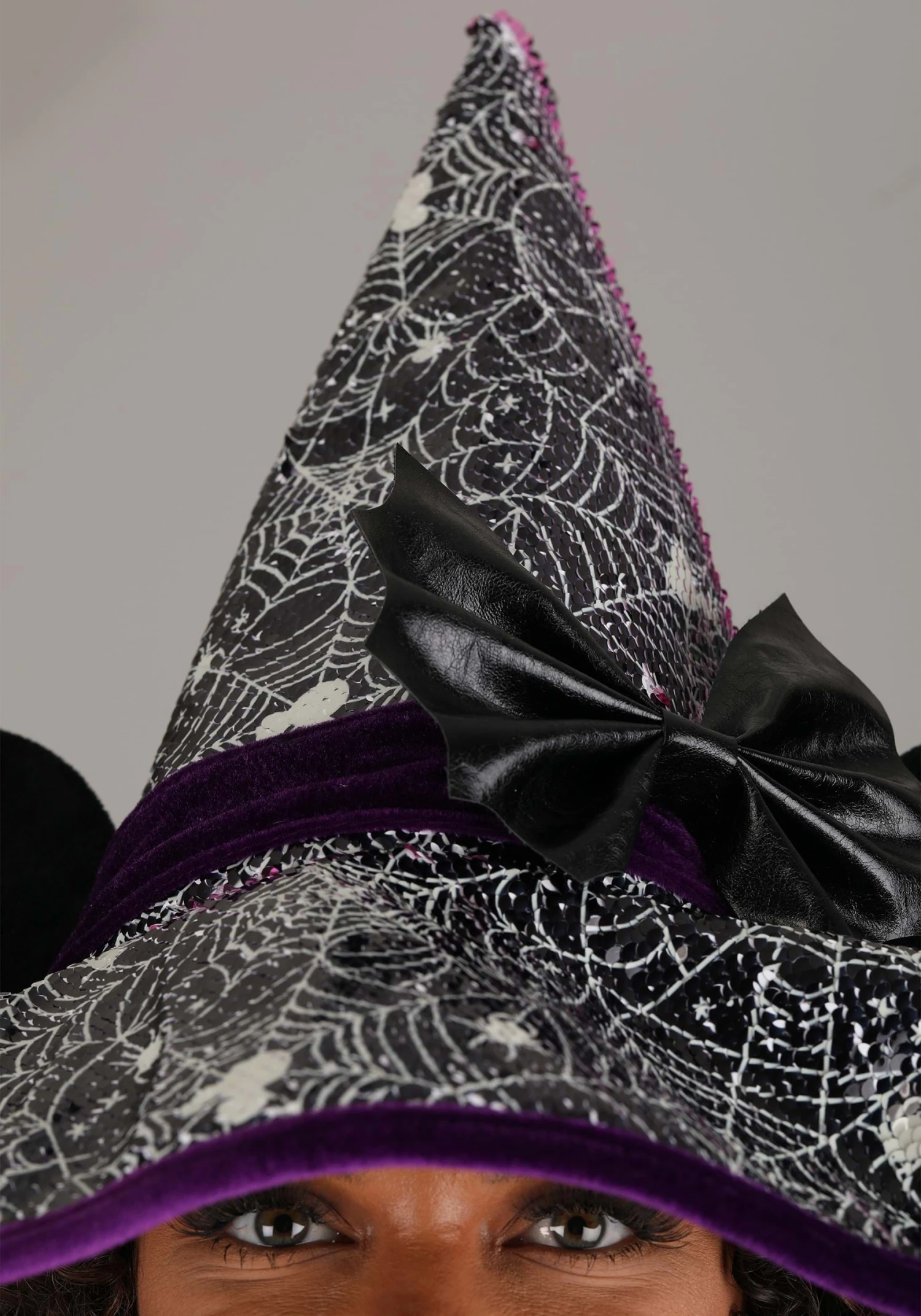 Disney Minnie Mouse Spider Webs Adult Witch Hat 6 Disney Minnie Mouse Spider Webs Adult Witch Hat - Image 6