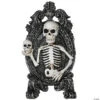 National Tree Company 10 In. Skeleton Throne Decor