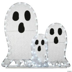 National Tree Company 36 In. Pre-Lit Ghost Trio