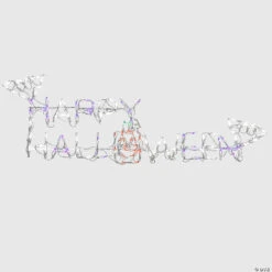 National Tree Company 57 In. Lighted Happy Halloween Sign