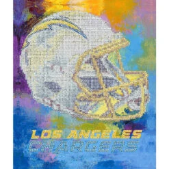 NFL LOS ANGELES CHARGERS DIAMOND ART CRAFT KIT -Halloween Night Deals Store nfl los angeles chargers diamond art craft kit14393981 a03NOWA