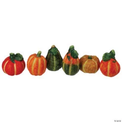 Northlight 6pc Fall Ceramic Pumpkins Set