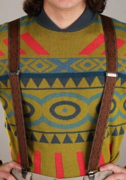 Oaken Hat, Sweater & Suspenders Costume Kit For Adults 6 Oaken Hat, Sweater & Suspenders Costume Kit For Adults -Halloween Night Deals Store oaken hat sweater suspenders kit alt 2
