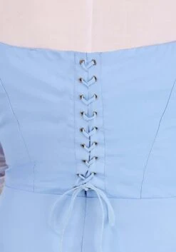 Belle Blue Dress Costume For Plus Size Women From Disney's Beauty And The Beast -Halloween Night Deals Store plus size beauty and the beast belle blue dress alt 4