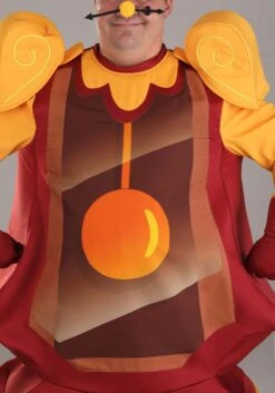 Cogsworth Costume For Plus Size Men From Disney's Beauty And The Beast -Halloween Night Deals Store plus size beauty and the beast cogsworth costume alt 2