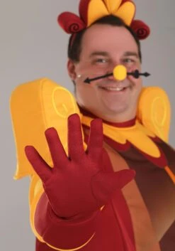 Cogsworth Costume For Plus Size Men From Disney's Beauty And The Beast -Halloween Night Deals Store plus size beauty and the beast cogsworth costume alt 3