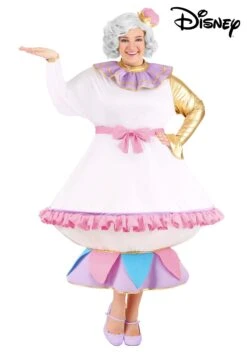 Mrs. Potts Costume For Plus Size Women From Disney's Beauty And The Beast -Halloween Night Deals Store plus size beauty and the beast mrs potts costume alt 3