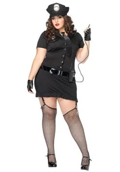 LEG AVENUE Women's Plus Size Dirty Cop Costume