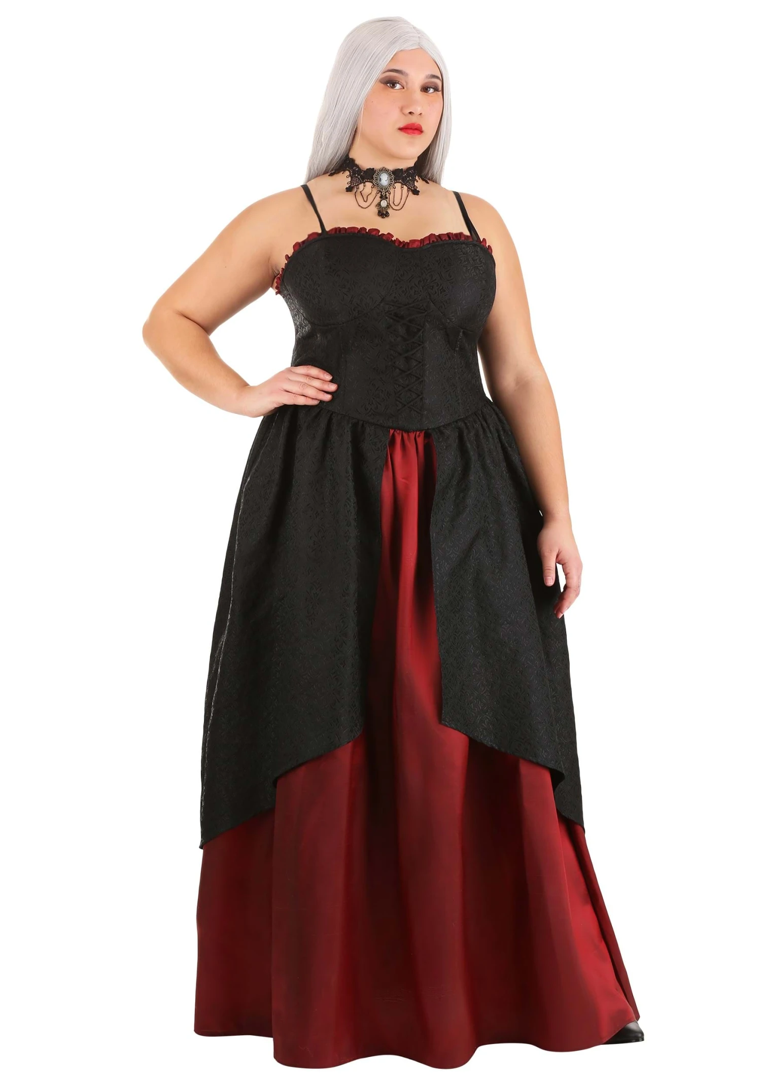 Plus Size Ravishing Vampire Costume For Women 3 Plus Size Ravishing Vampire Costume For Women - Image 3