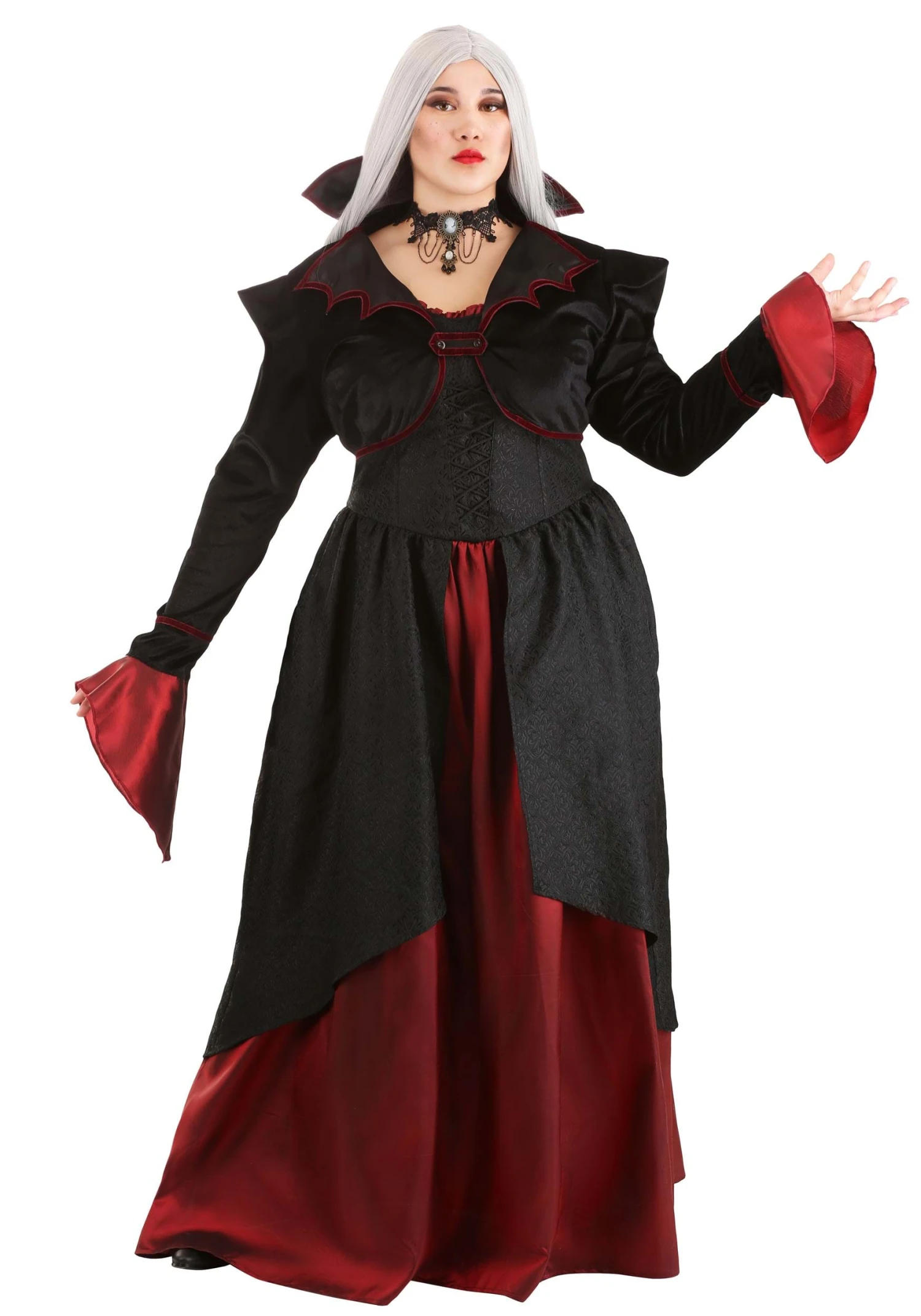 Plus Size Ravishing Vampire Costume For Women 1 Plus Size Ravishing Vampire Costume For Women