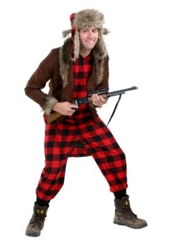 Men's Plus Size Wabbit Hunter Costume