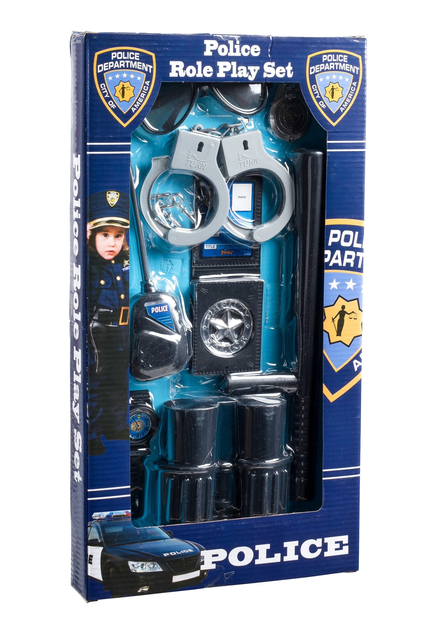 Kid's Police Deputy Costume Accessory Play Kit 2 Kid's Police Deputy Costume Accessory Play Kit - Image 2
