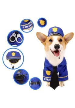 Pet Police Costume 9 Pet Police Costume -Halloween Night Deals Store police pet costume alt 3