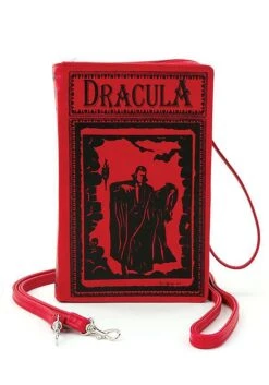 Red Vampire Dracula Book Purse