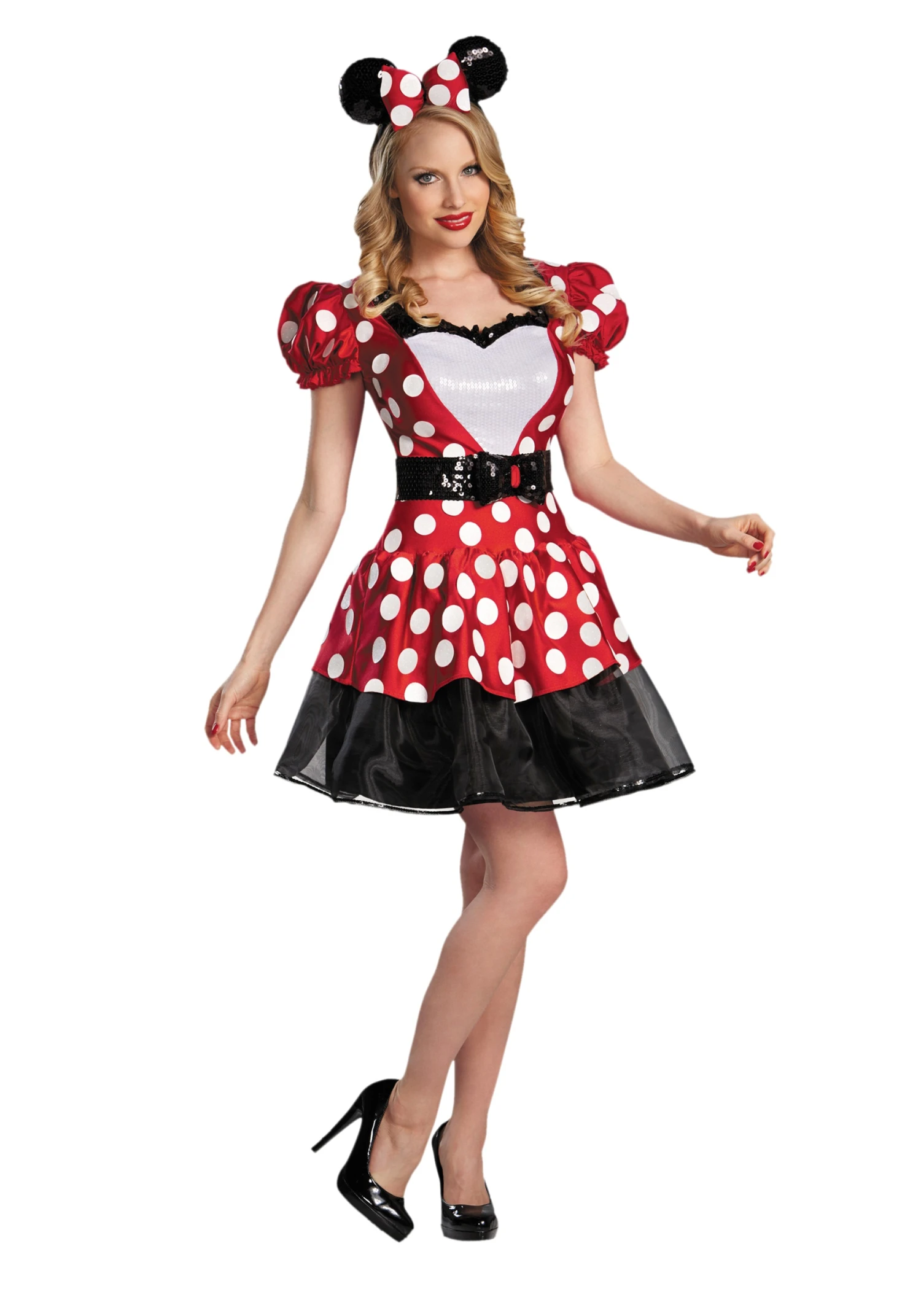 Disguise Red Glam Minnie Mouse Costume 1 Disguise Red Glam Minnie Mouse Costume