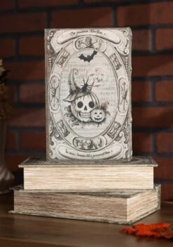 Set Of Three Fright Night 9" Book Boxes Decoration -Halloween Night Deals Store set of three 9 fright night book boxes alt 3