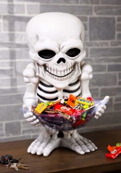 Skeleton-inspired Candy Bowl Holder