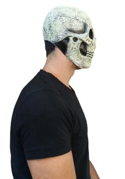 Glow In The Dark Skull Mask For Adults -Halloween Night Deals Store skull glow in the dark alt 3