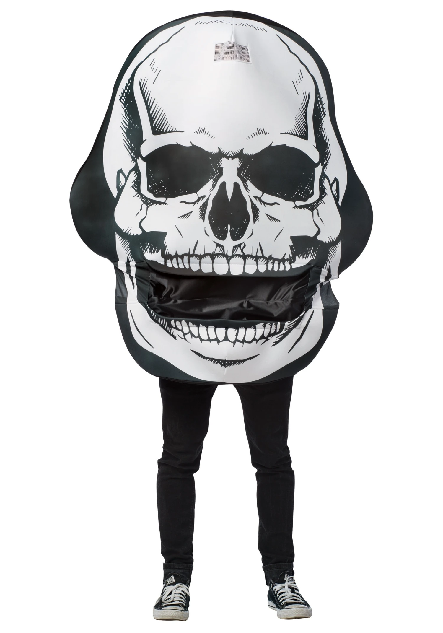 Skull Mouth Head Adult Costume 2 Skull Mouth Head Adult Costume - Image 2