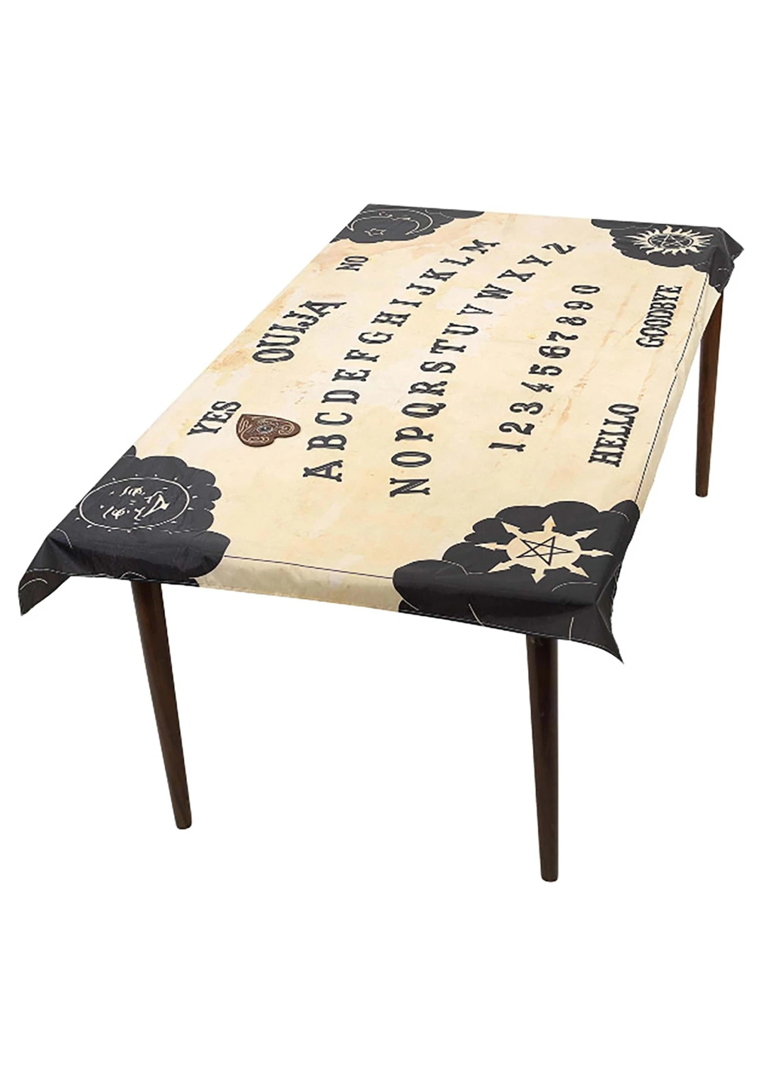 Smiffys Spirit Board Halloween Table Cloth 1 Smiffys Spirit Board Halloween Table Cloth