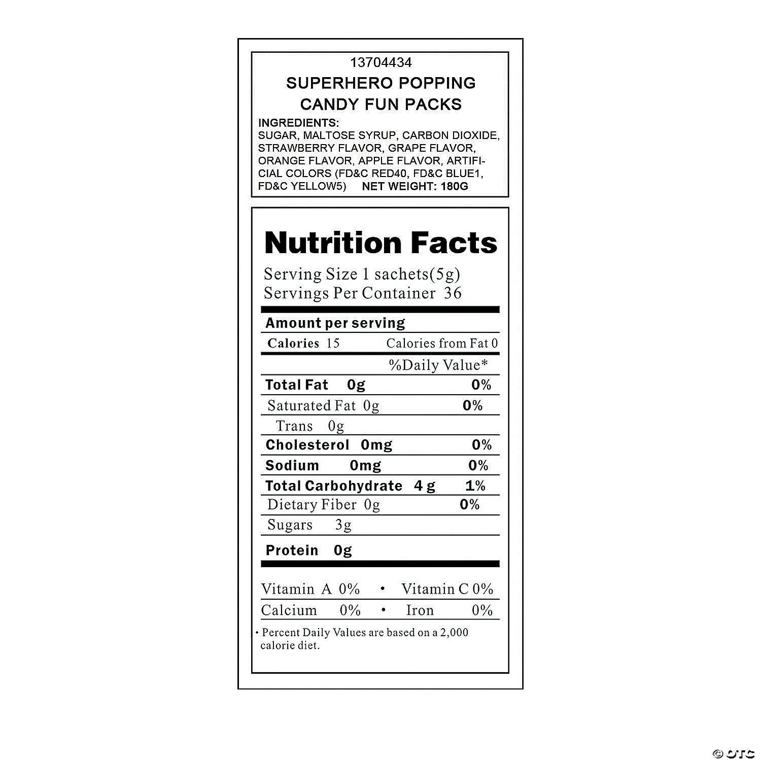 Superhero Popping Hard Candy Fun Packs - 36 Pc. 2 Superhero Popping Hard Candy Fun Packs - 36 Pc. - Image 2