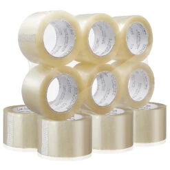 Sure-Max 12 Rolls 3" Extra-Wide Clear Shipping Packing Moving Tape 110 Yard/330' Ea -2mil -Halloween Night Deals Store sure max 12 rolls 3 extra wide clear shipping packing moving tape 110 yard 330 ea 2mil14395897 a01NOWA