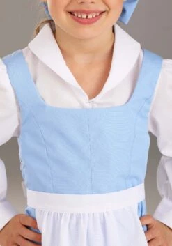 Belle Blue Dress Costume For Toddlers From Disney's Beauty And The Beast -Halloween Night Deals Store toddler beauty and the beast belle blue dress alt 4