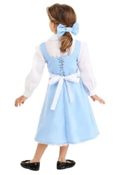 Belle Blue Dress Costume For Toddlers From Disney's Beauty And The Beast -Halloween Night Deals Store toddler beauty and the beast belle blue dress alt 5