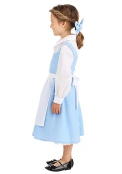 Belle Blue Dress Costume For Toddlers From Disney's Beauty And The Beast -Halloween Night Deals Store toddler beauty and the beast belle blue dress alt 6