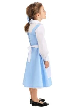 Belle Blue Dress Costume For Toddlers From Disney's Beauty And The Beast -Halloween Night Deals Store toddler beauty and the beast belle blue dress alt 8
