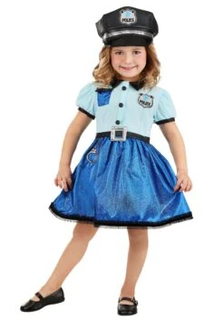 Girl's Cutie Cop Toddler Costume Dress