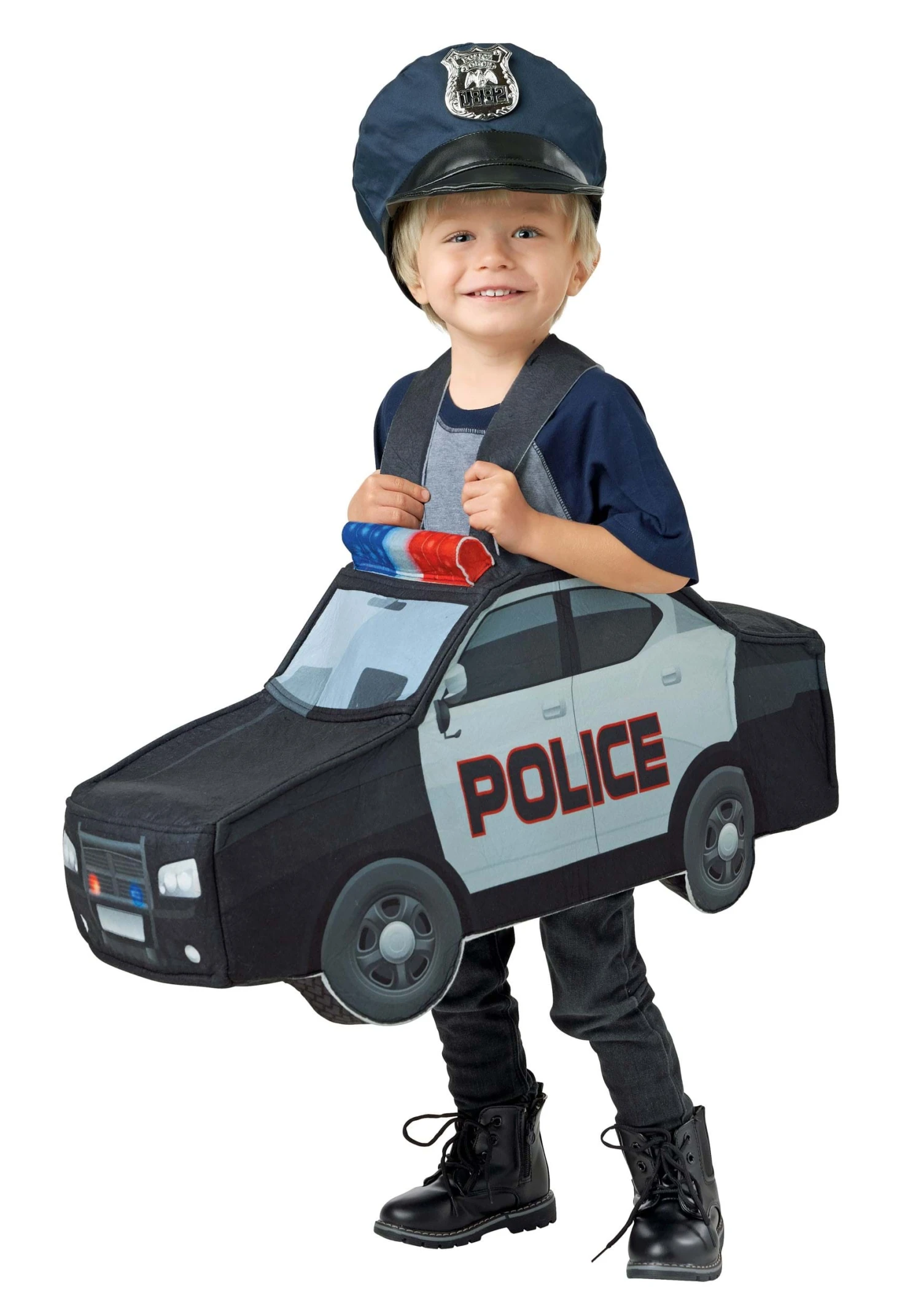 Police Car Costume For Toddlers 1 Police Car Costume For Toddlers