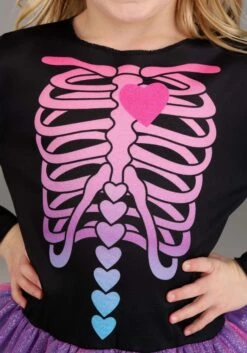 Sweet Skeleton Costume For Toddler -Halloween Night Deals Store toddler sweet skeleton costume alt 3