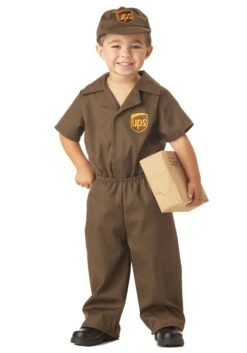 UPS Delivery Costume For Toddlers
