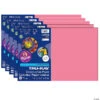 Tru-Ray Construction Paper, Shocking Pink, 12" X 18", 50 Sheets Per Pack, 5 Packs