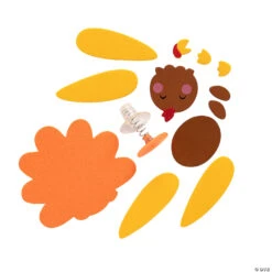 Turkey Character Pop-Up Craft Kit - Makes 12 -Halloween Night Deals Store turkey character pop up craft kit makes 1214276188 a01