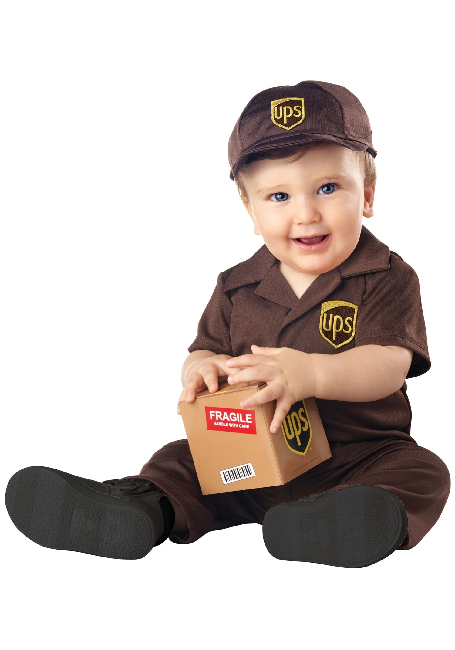 UPS Delivery Uniform Baby Costume 1 UPS Delivery Uniform Baby Costume