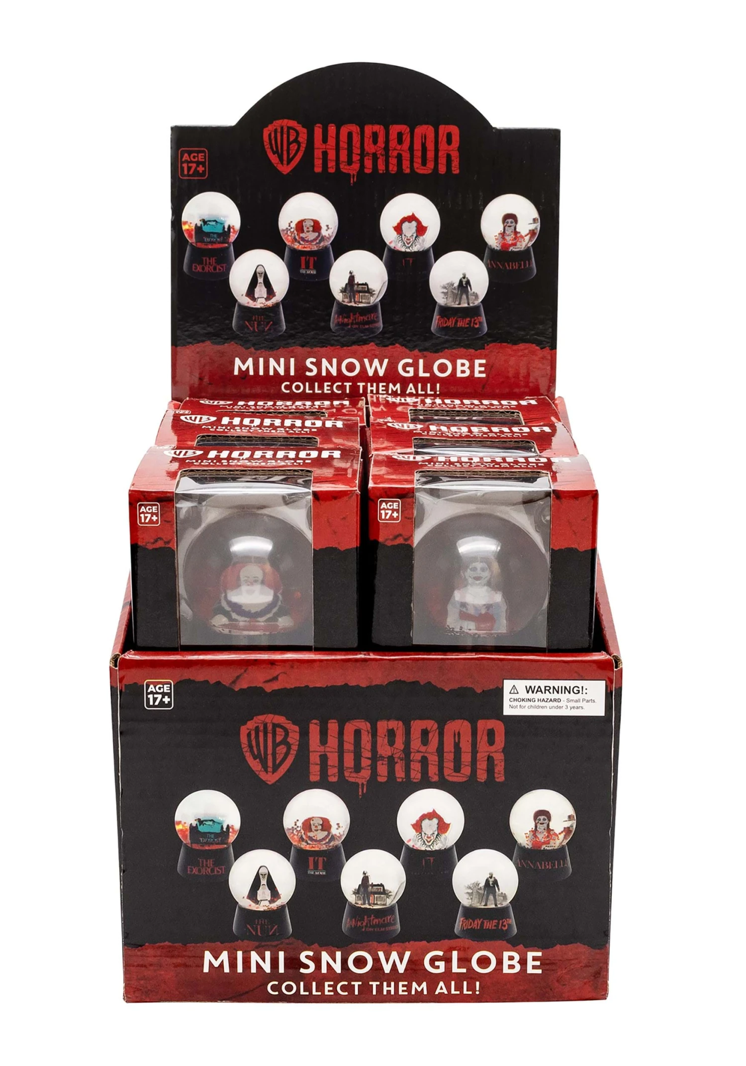 WB Horror Movie Mystery Mini Snow Globes 2 WB Horror Movie Mystery Mini Snow Globes - Image 2