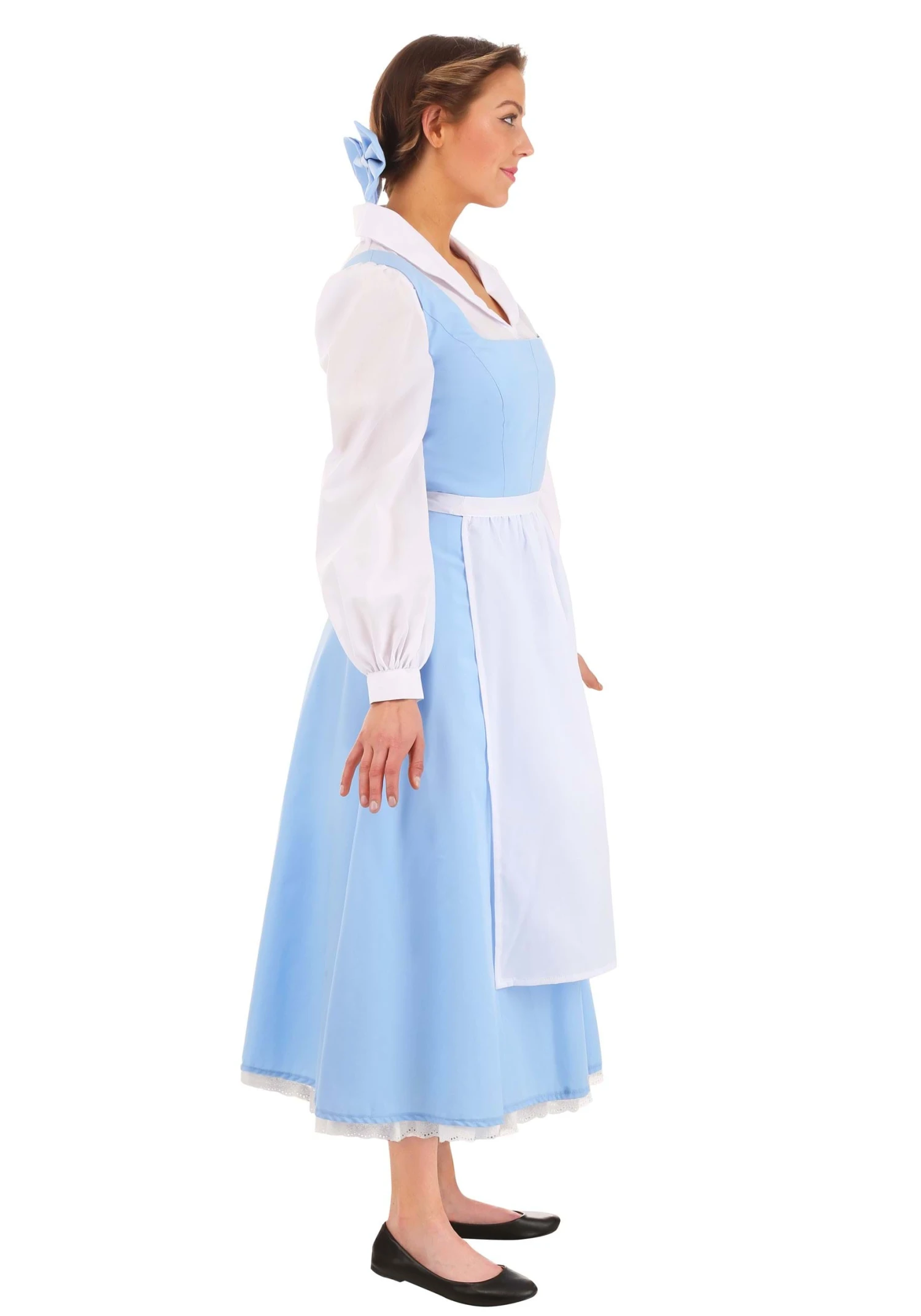 Belle Blue Dress Costume For Women From Disney's Beauty And The Beast 6 Belle Blue Dress Costume For Women From Disney's Beauty And The Beast - Image 6